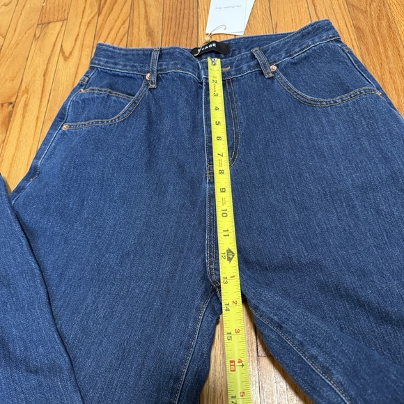 The Franke Shop Stage NWT Clemmie Wide Leg Jean in Dark Indigo Size Medium - Picture 11 of 12